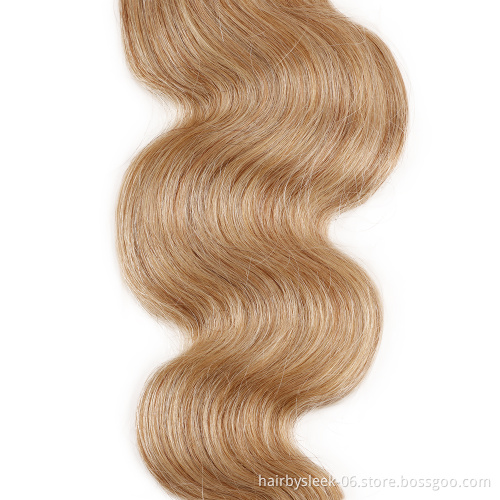 Rebecca Fashion wholesale vendors16~24 inches process body wave S613 machine double weft synthetic hair extension bundles